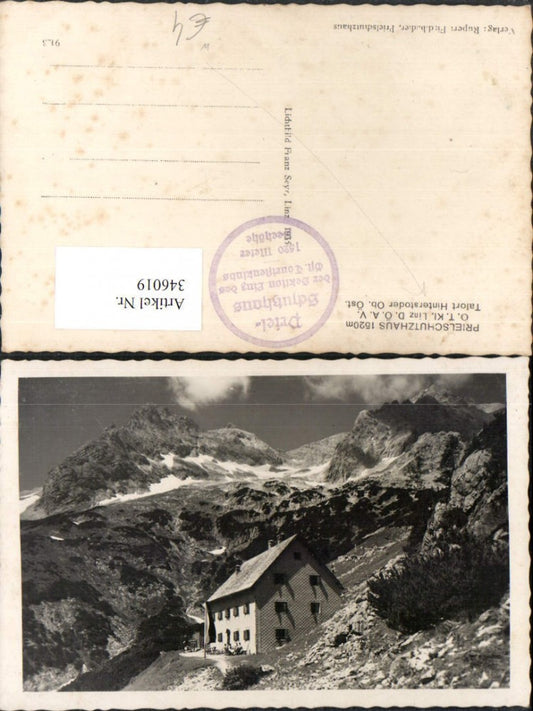 346019,Prielschutzhaus Berghütte b. Hinterstoder Bergkulisse