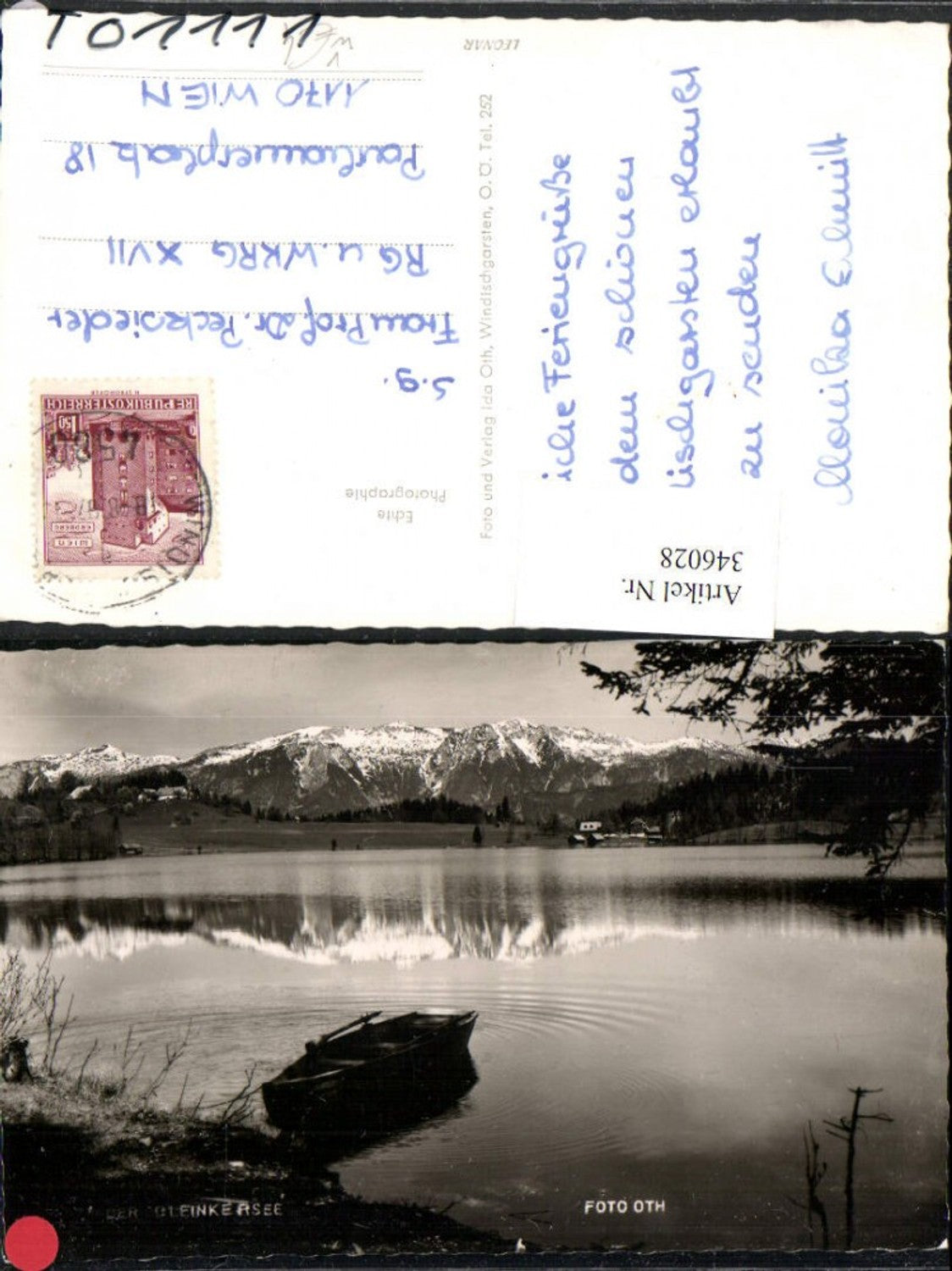 346028,Gleinkersee b. Spital am Pyhrn Bergkulisse pub Foto Oth