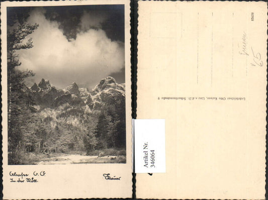 346064,Almsee b. Grünau In der Röll Bergkulisse pub Otto Kaiser