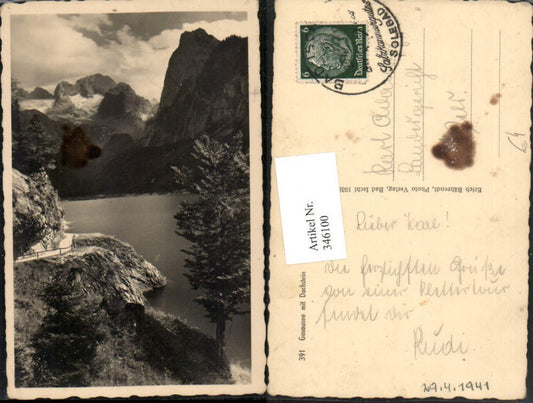346100,Gosausee See b. Gosau m. Dachstein Bergkulisse