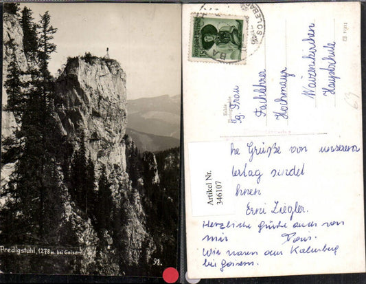 346107,Predigstuhl b. Bad Goisern Felswand Klippe