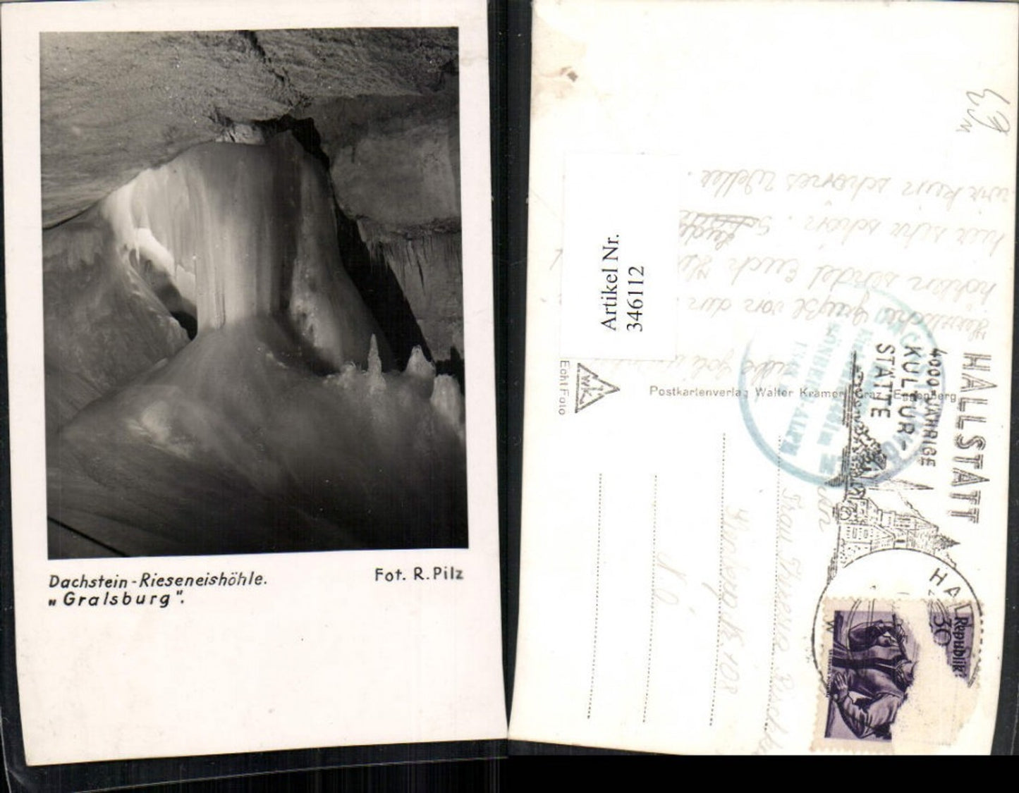 346112,Dachstein Rieseneishöhle b. Obertraun Gralsburg