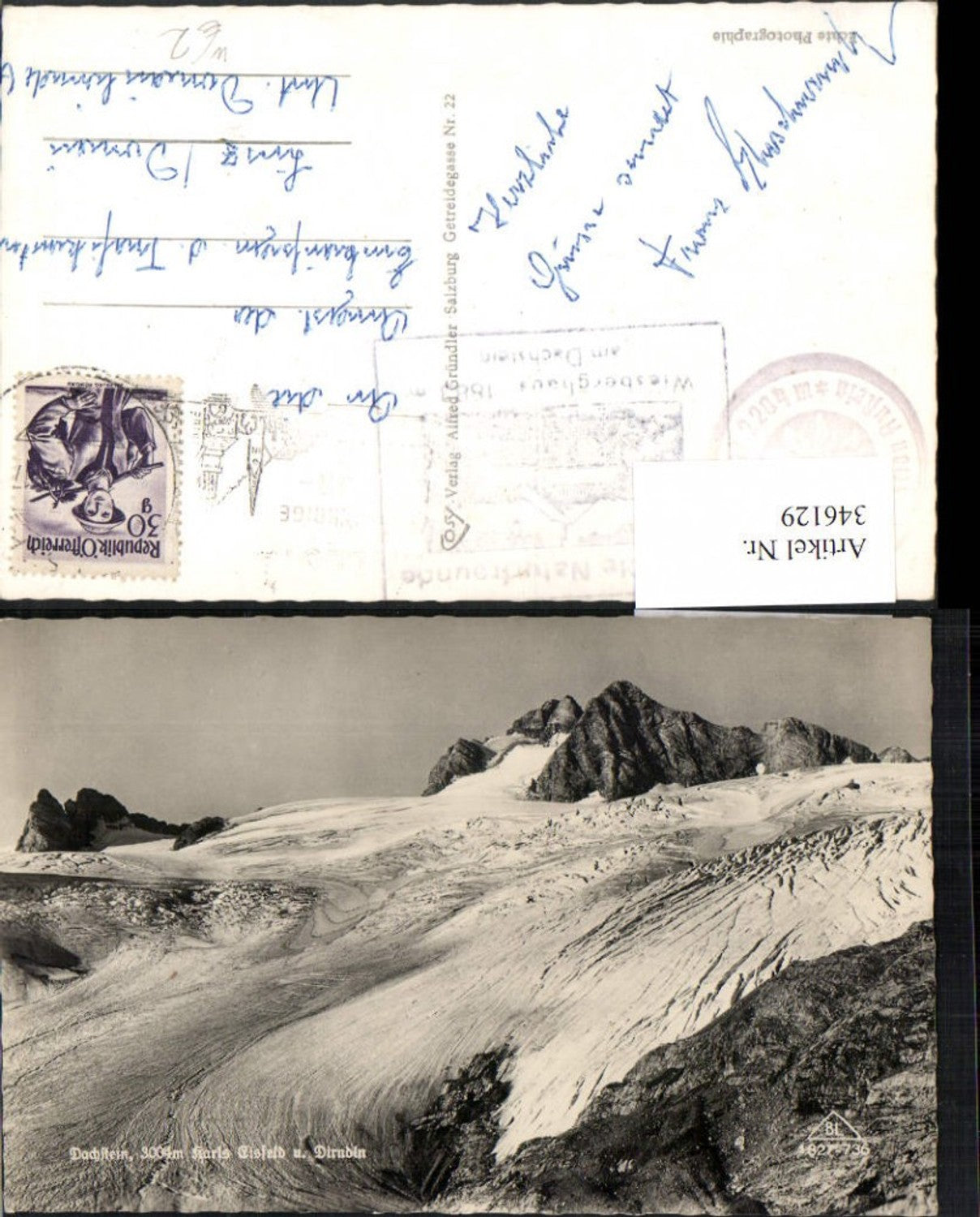 346129,Dachstein Karls Eisfeld u. Dirndln b. Hallstatt