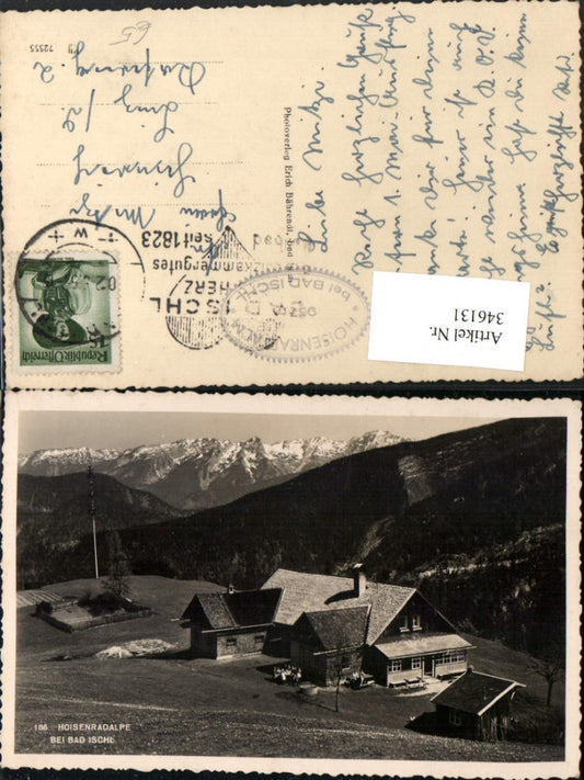 346131,Hoisernradalpe Almhütte b. Bad Ischl Bergkulisse