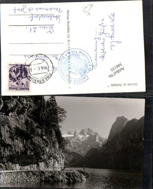 346155,Gosausee See b. Gosau m. Dachstein Bergkulisse