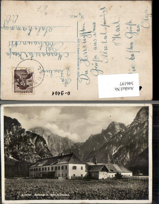346197,Almtal Seehaus am Almsee b. Grünau Bergkulisse