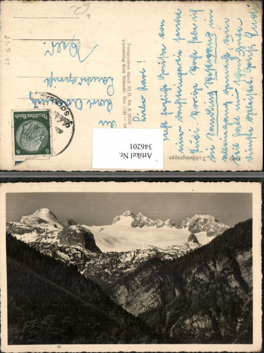 346201,Dachsteingruppe Bergkulisse b. Hallstatt