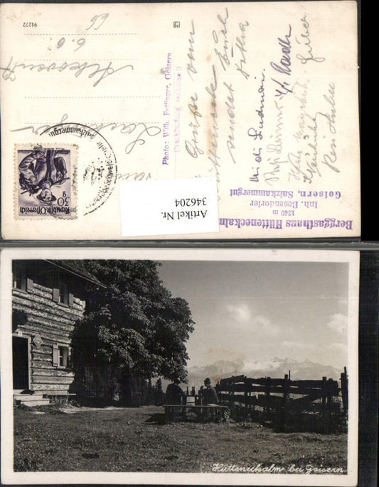 346204,Hütteneckalm b. Goisern Bergkulisse