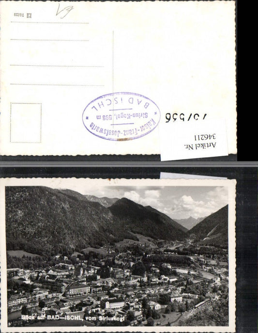 346211,Bad Ischl Totale vom Siriuskogl Bergkulisse