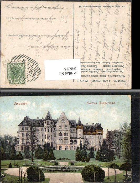 346218,Gmunden Schloss Cumberland pub F. E. Brandt 104