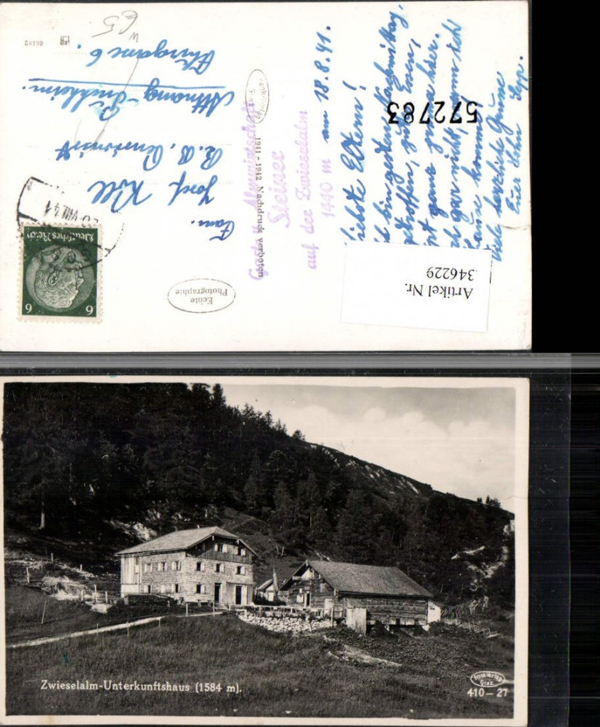 346229,Zwieselalm Unterkunftshaus b. Gosau