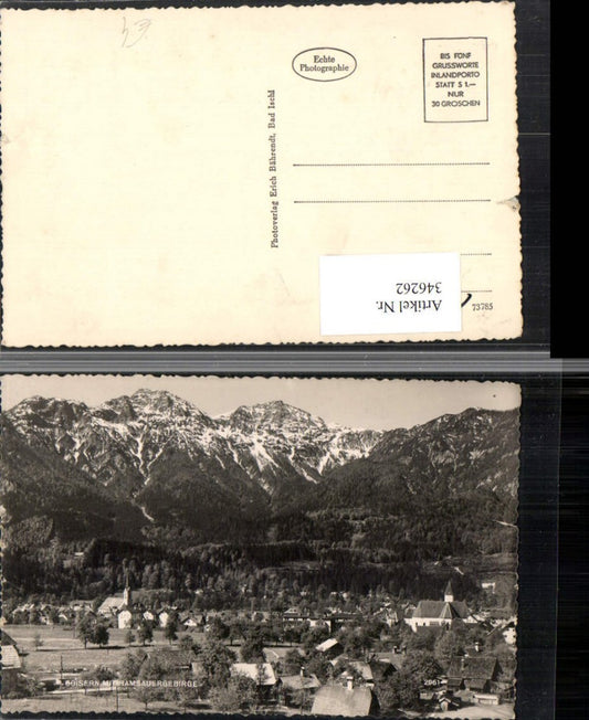 346262,Goisern Totale m. Ramsauergebirge Bergkulisse