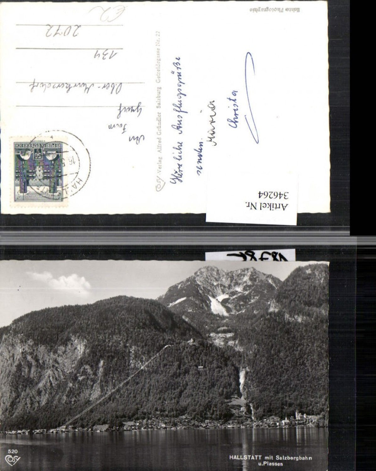 346264,Hallstatt m. Salzbergbahn u. Plassen Bergkulisse pub Cosy 520