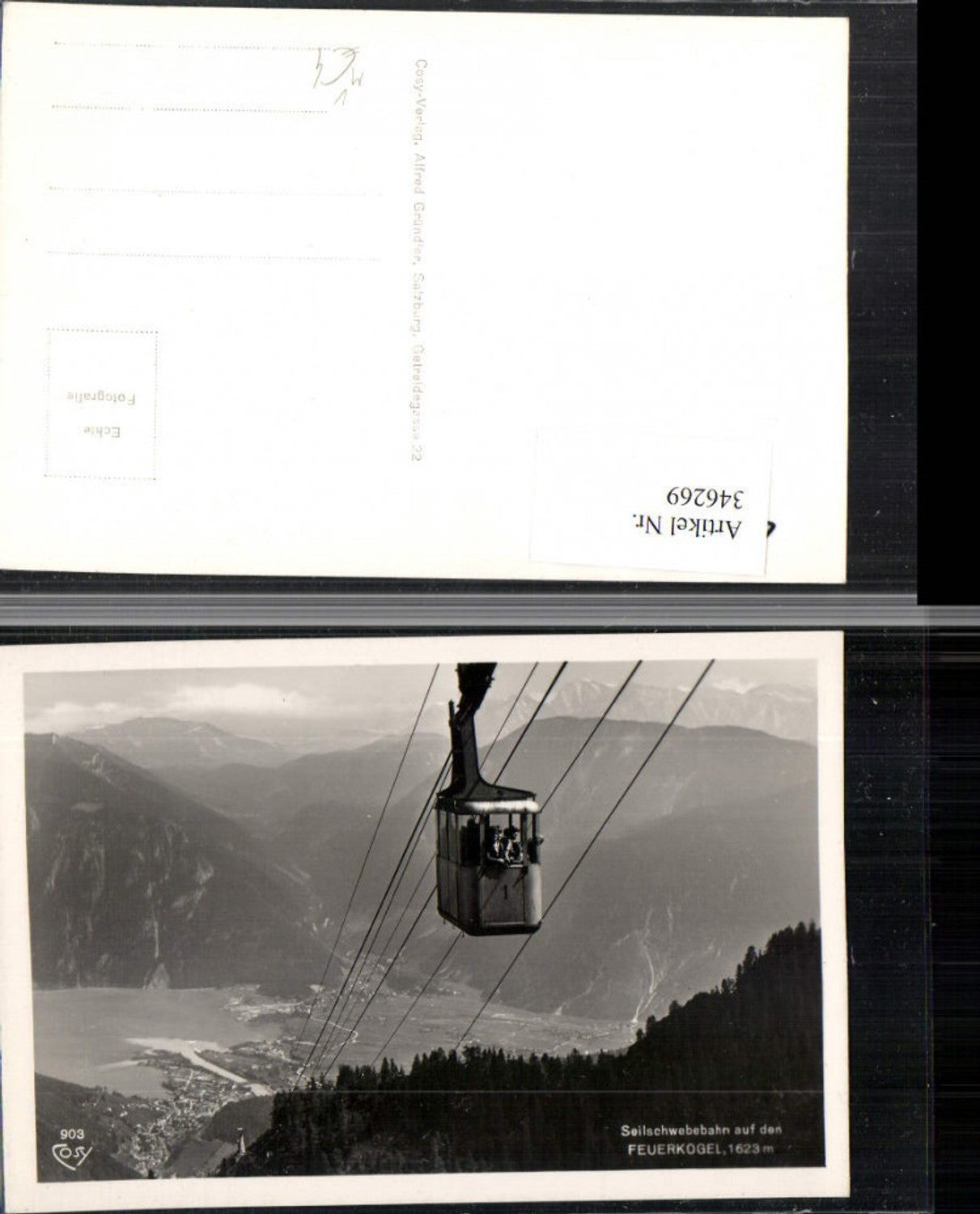 346269,Seilbahn auf den Fuerkogel b. Ebensee Bergkulisse pub Cosy 903