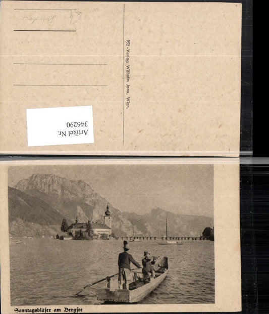 346290,Gmunden Sonntagsbläser am Bergsee Schloss Ort Orth Bergkulisse