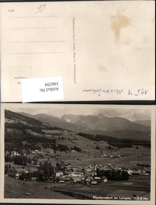 346294,Mauterndorf im Lungau Totale Bergkulisse