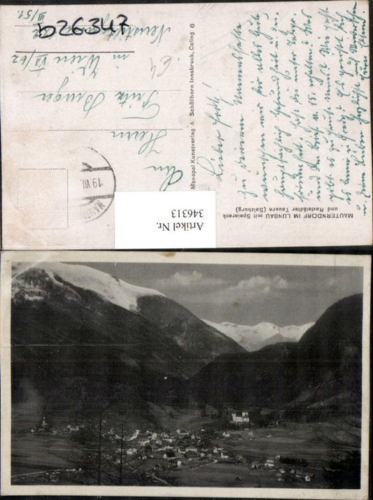 346313,Mauterndorf im Lungau Totale m. Speiereck Bergkulisse