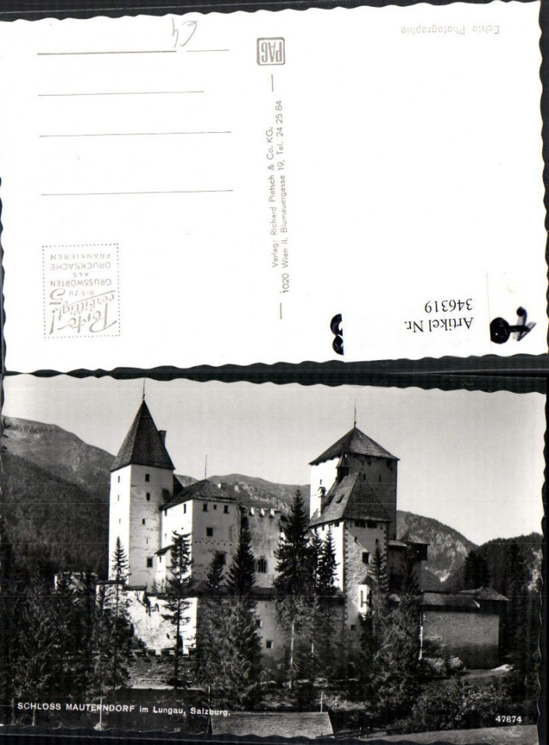346319,Schloss Mauterndorf im Lungau Bergkulisse