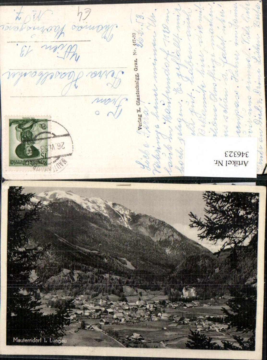 346323,Mauterndorf im Lungau Totale Bergkulisse