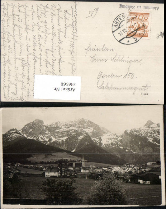 346368,Abtenau Totale Bergkulisse