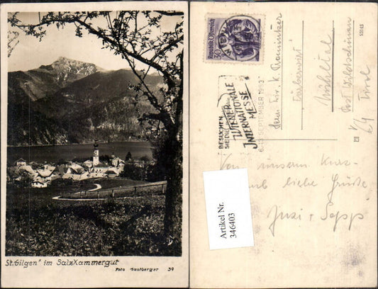 346403,St. Gilgen am Wolfgangsee Totale Bergkulisse pub Foto Gastberger 39