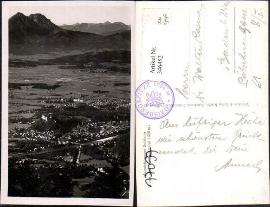 346452,Salzburg Totale von der Gaisbergspitze Bergkulisse
