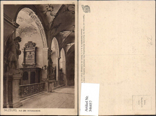 346457,Salzburg Peterskirche Kirche Innenansicht