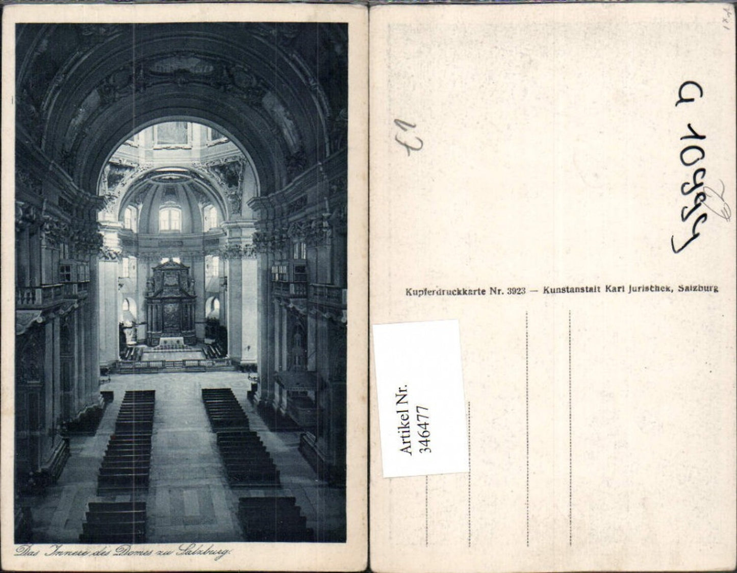 346477,Salzburg Dom Kirche Innenansicht