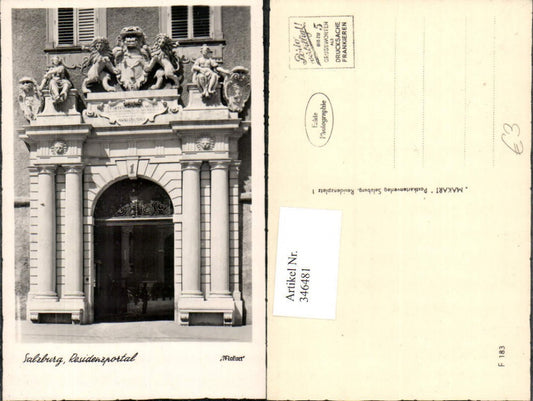 346481,Salzburg Residenz Portal