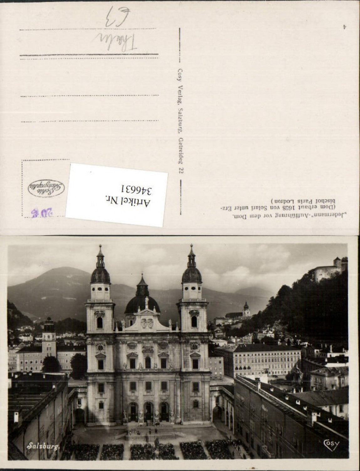 346631,Salzburg Jedermann Aufführung vor dem Dom Theater pub Cosy