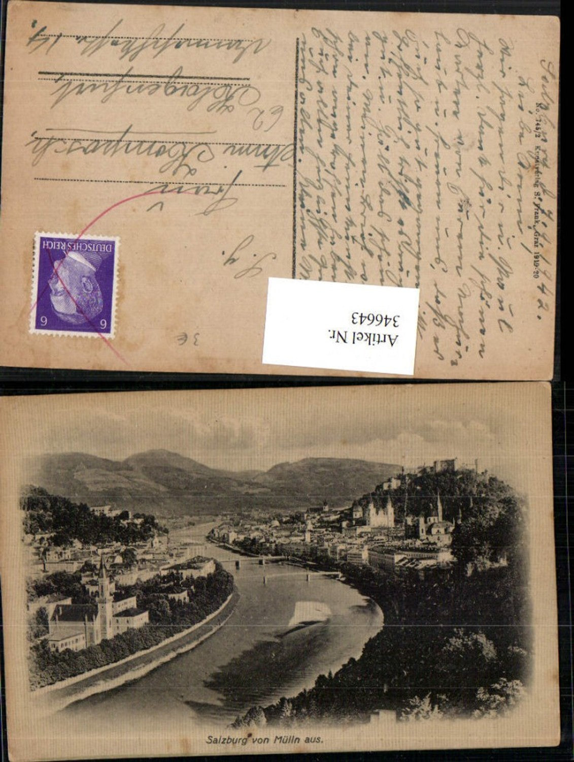 346643,Salzburg Totale von Mülln