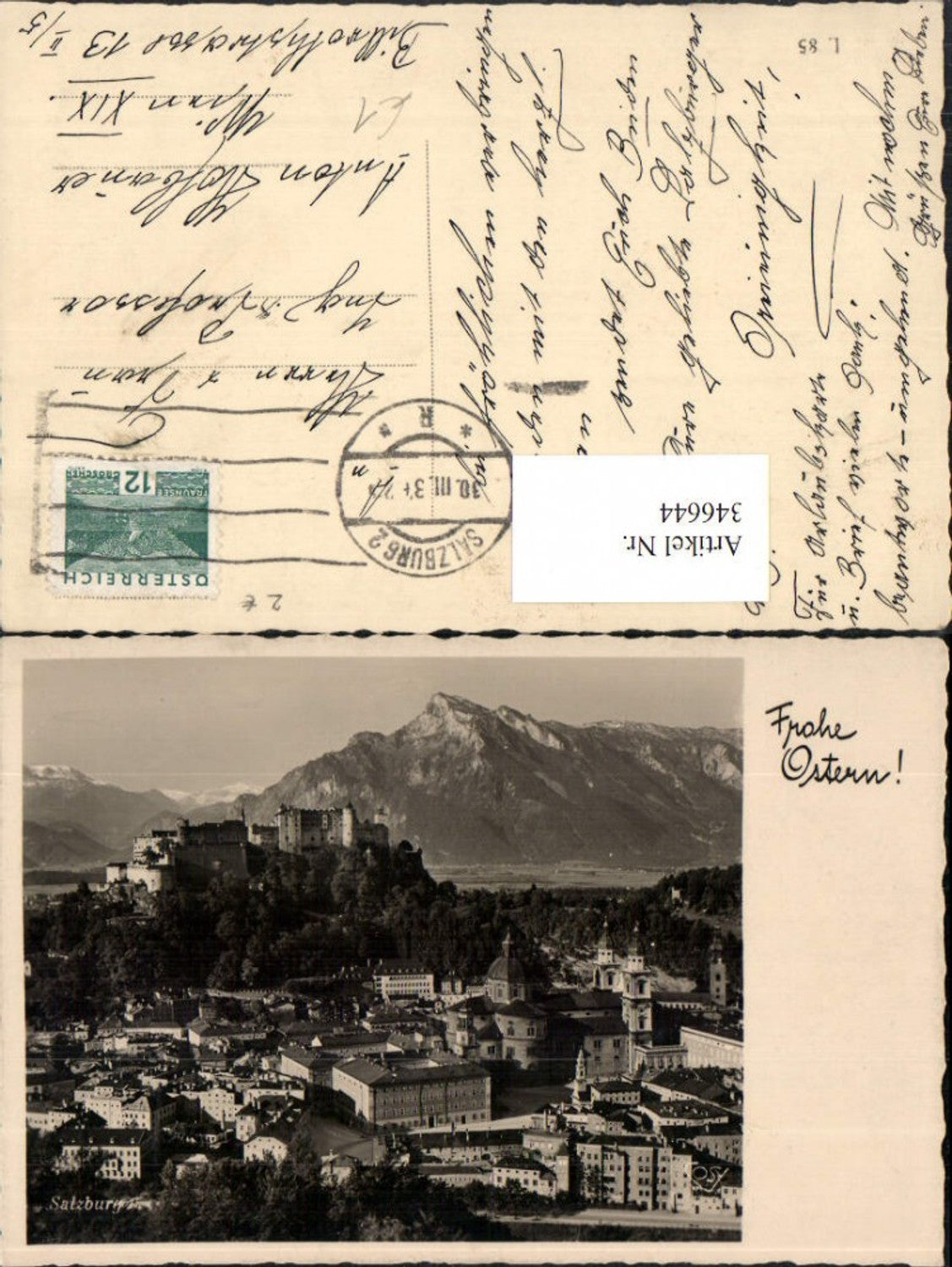 346644,Salzburg Teilansicht m. Festung Bergkulisse pub Cosy