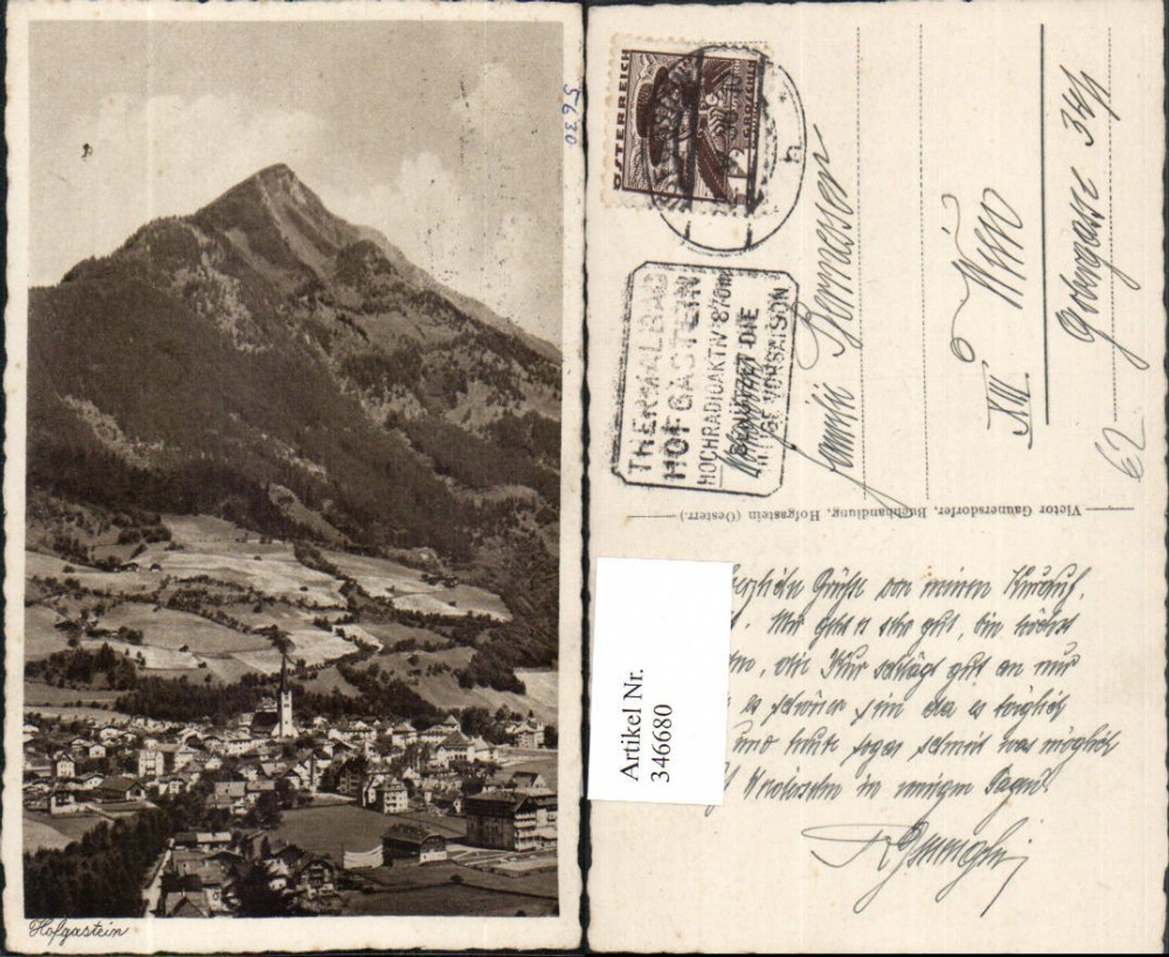 Alte Ansichtskarte – Old Postcard