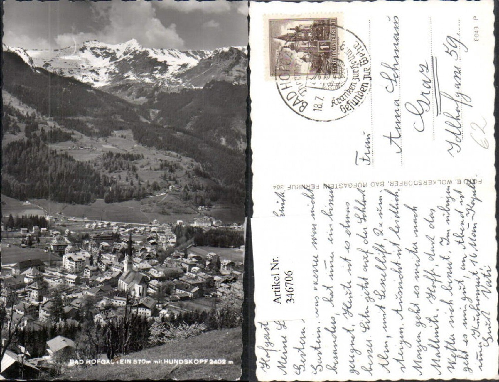 Alte Ansichtskarte – Old Postcard