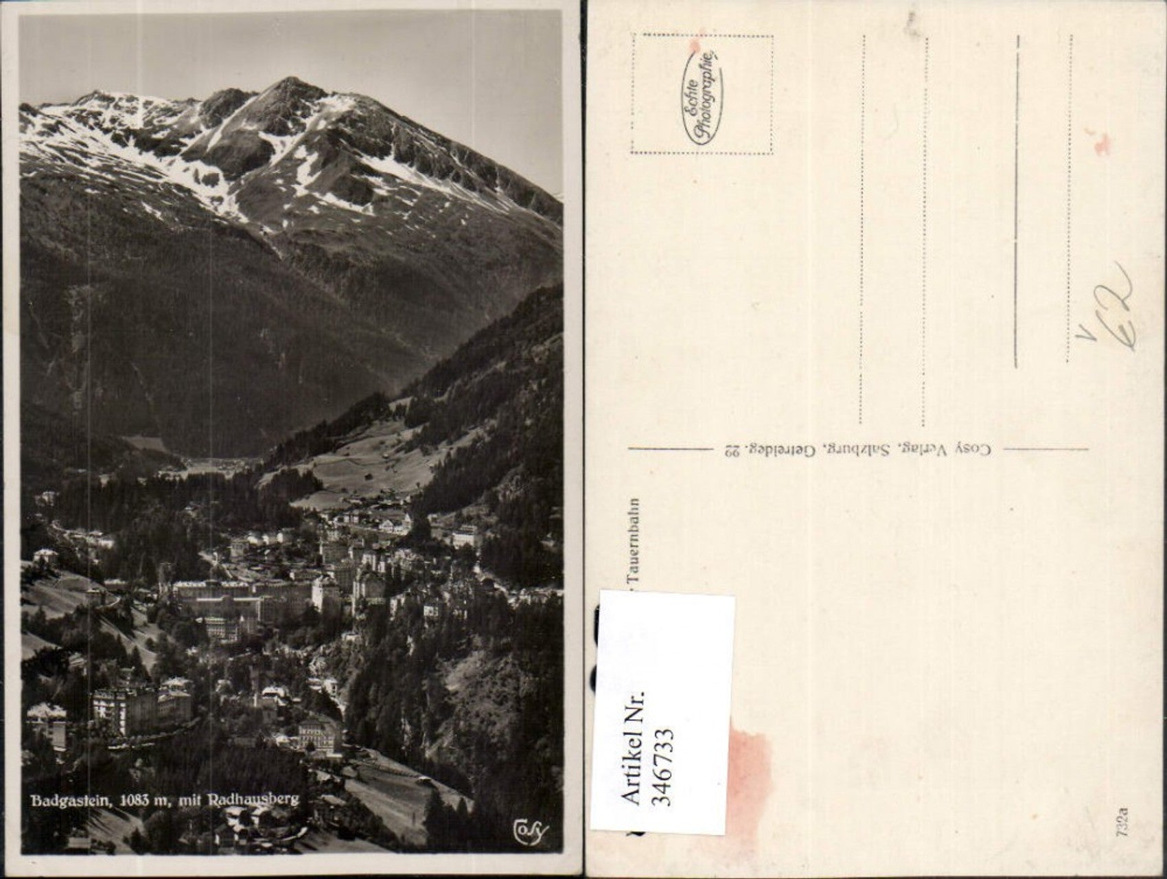 Alte Ansichtskarte – Old Postcard