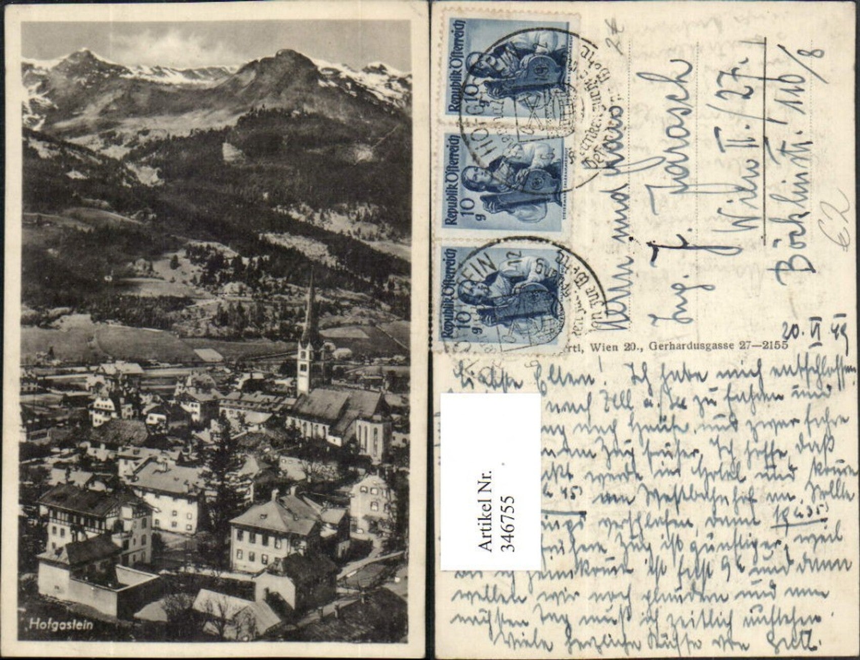 Alte Ansichtskarte – Old Postcard