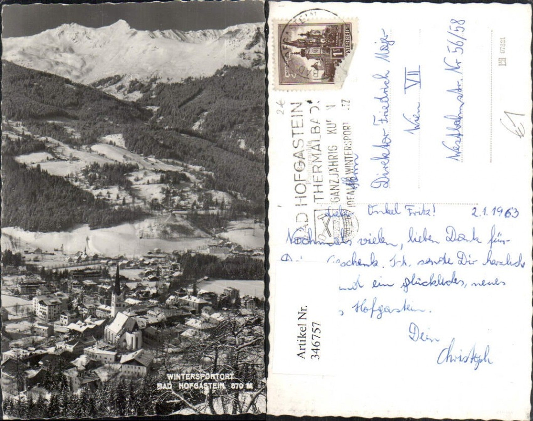 Alte Ansichtskarte – Old Postcard