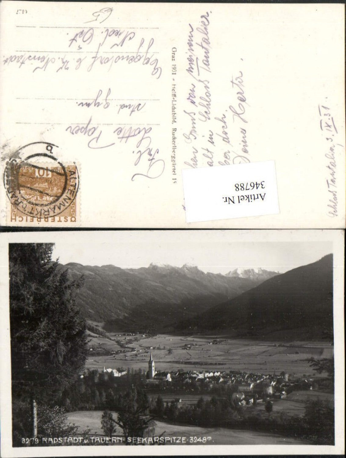 Alte Ansichtskarte – Old Postcard