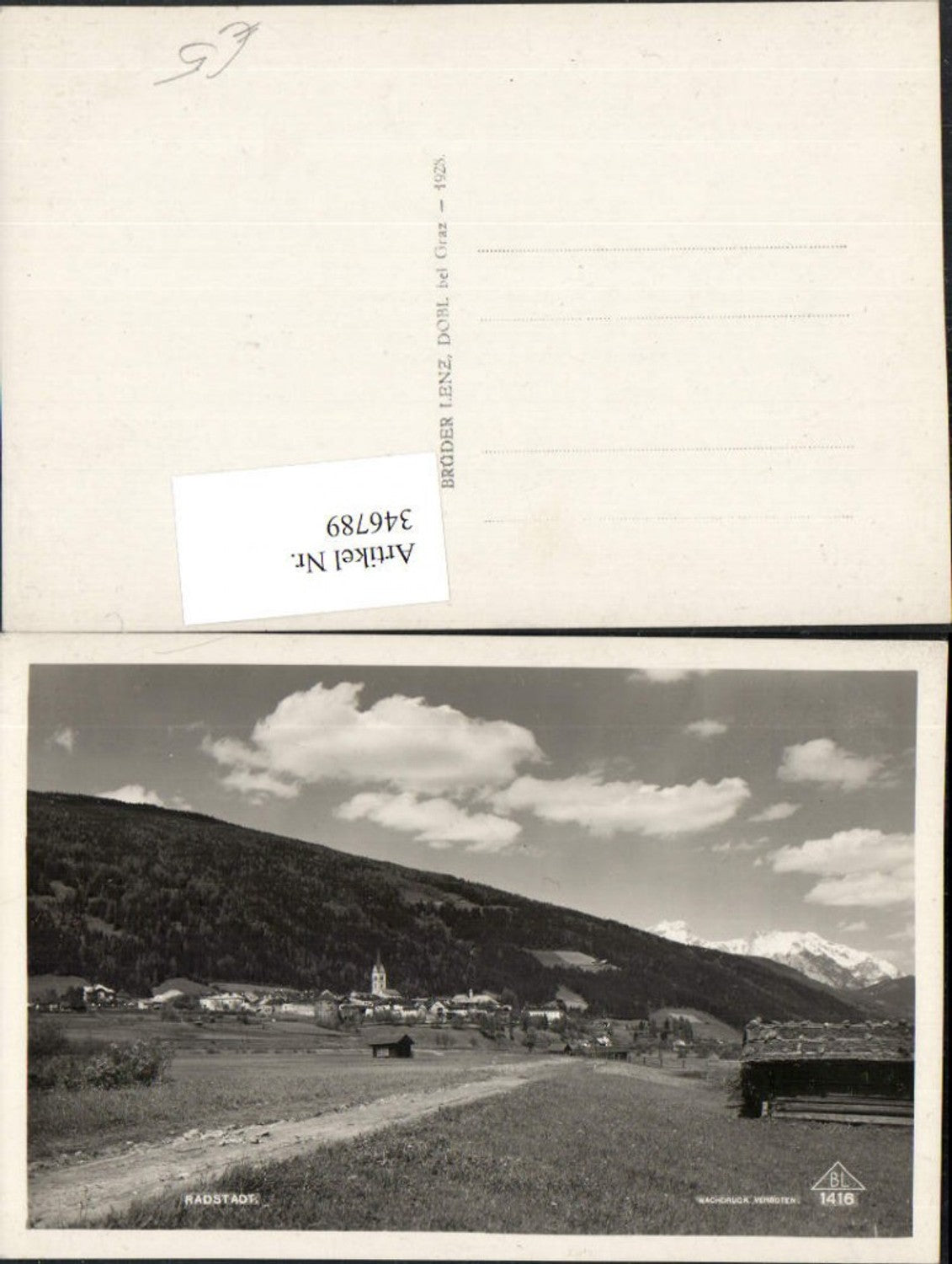 Alte Ansichtskarte – Old Postcard