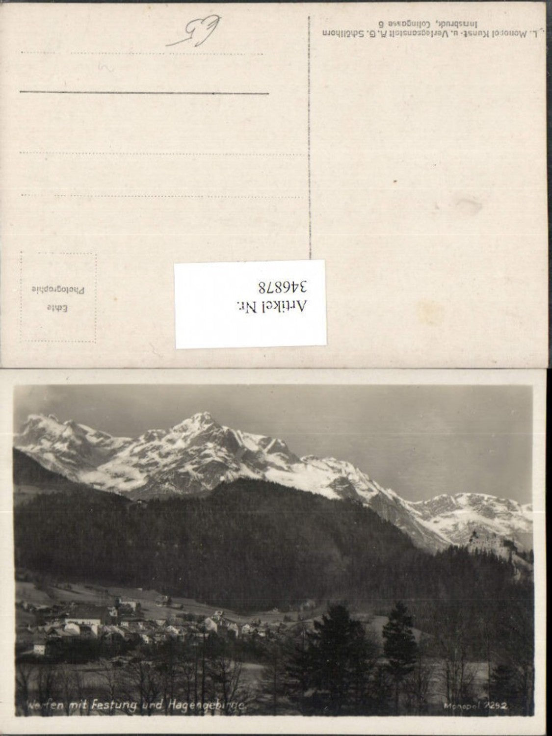 Alte Ansichtskarte – Old Postcard