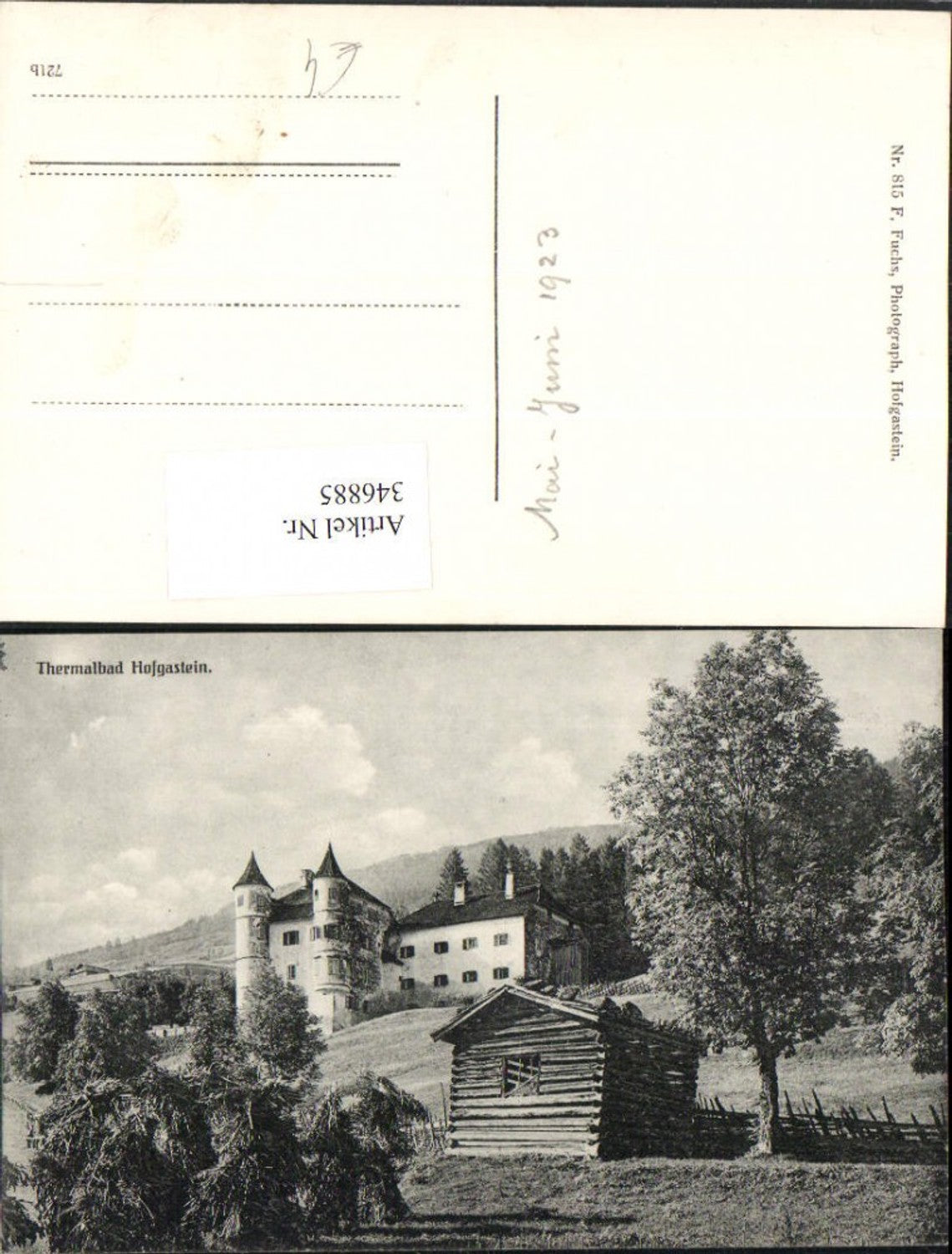 Alte Ansichtskarte – Old Postcard