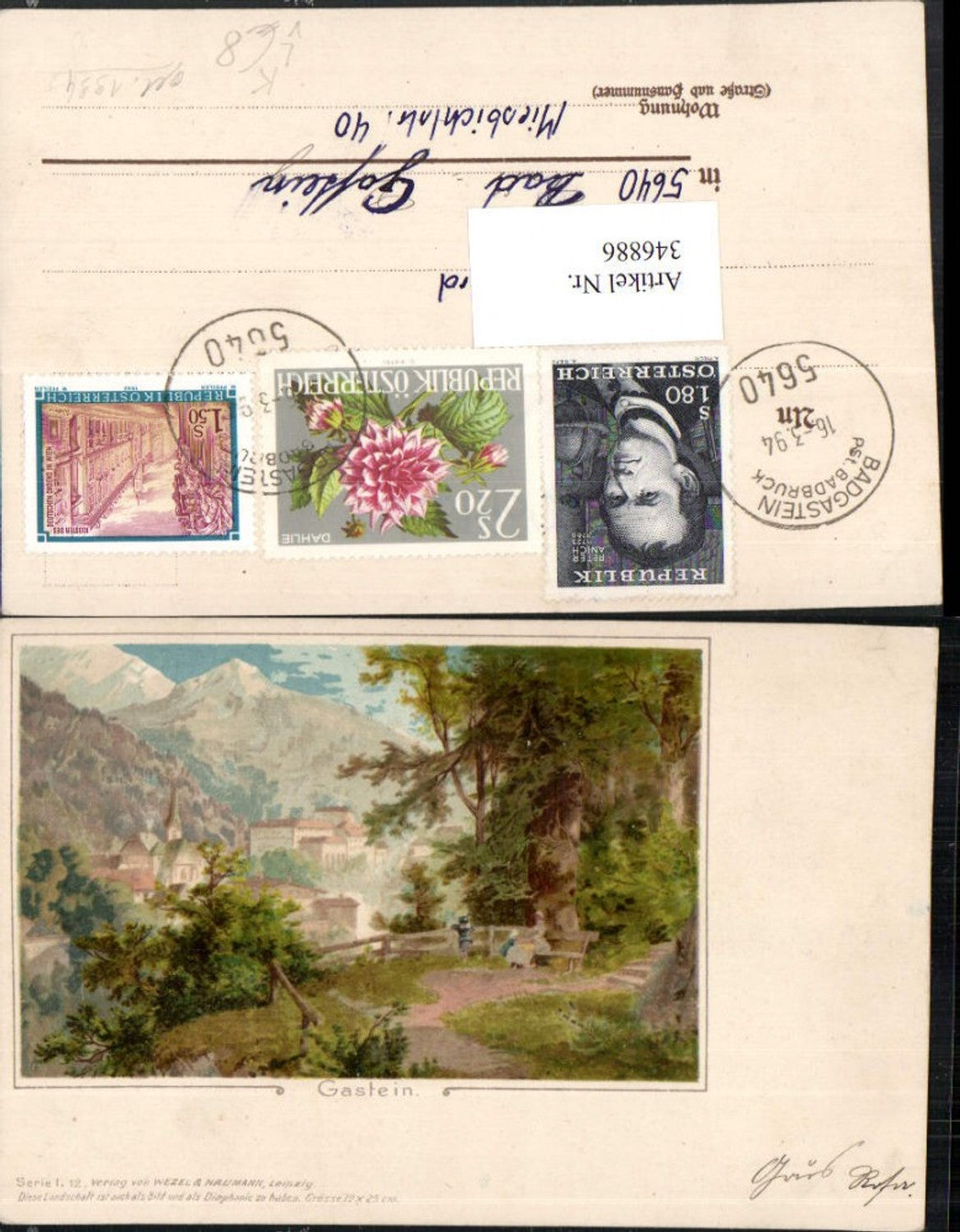 Alte Ansichtskarte – Old Postcard