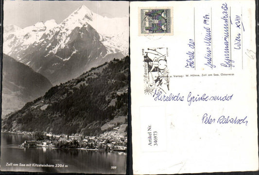 346973,Zell am See Totale m. Kitzsteinhorn Bergkulisse