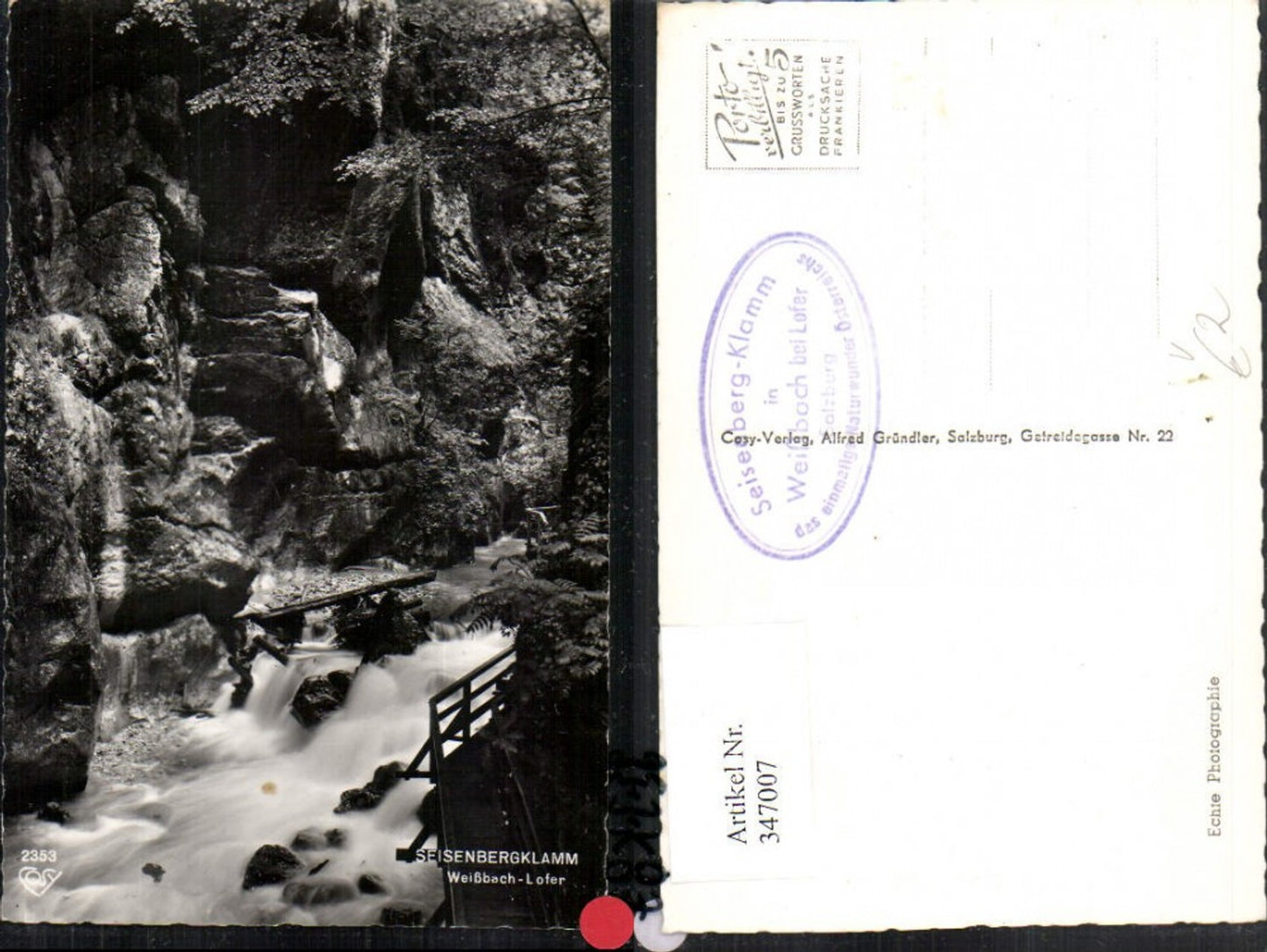 347007,Seisenbergklamm Klamm b. Weißbach Lofer pub Cosy 2353