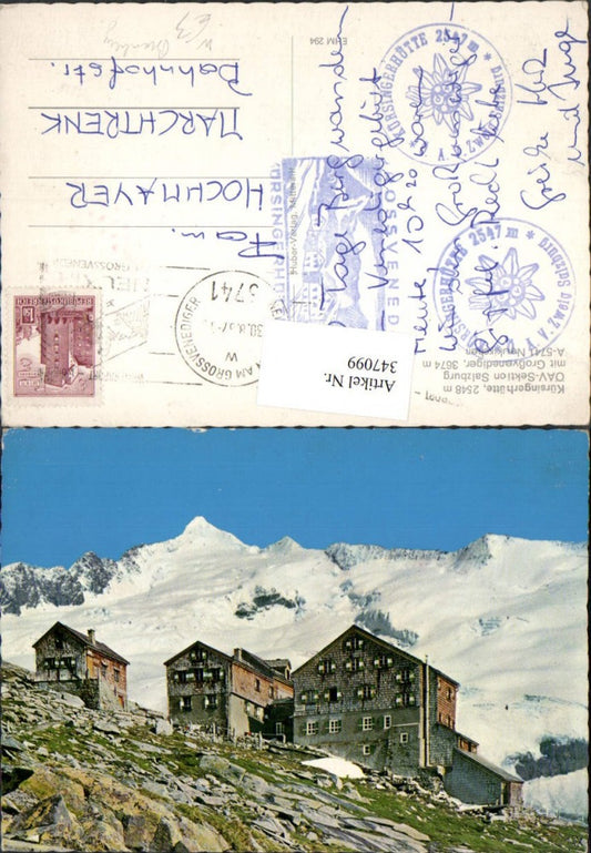 347099,Kürsingerhütte Berghütte b. Bramberg m. Großvenediger Bergkulisse