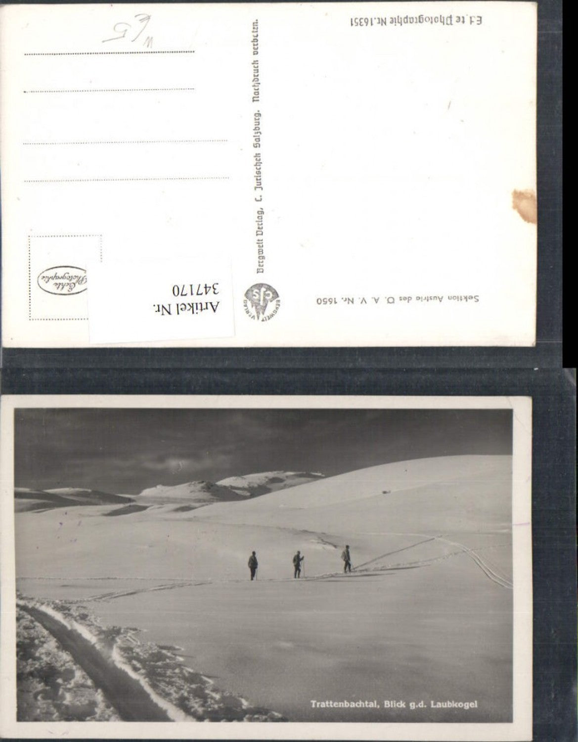 347170,Trattenbachtal b. Trattenbach geg. Laubkogel Bergkulisse Winterlandschaft