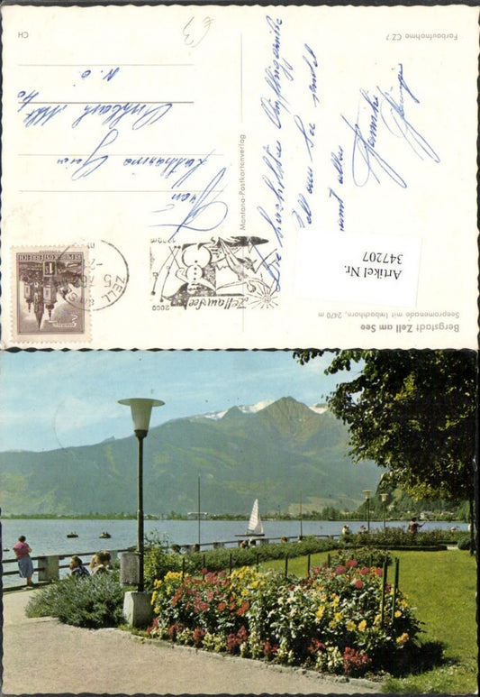 347207,Zell am See Seepromenade m. Imbachhorn Bergkulisse