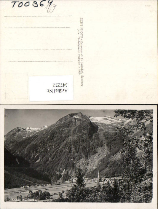 347222,Krimml Totale m. Seekaar Bergkulisse