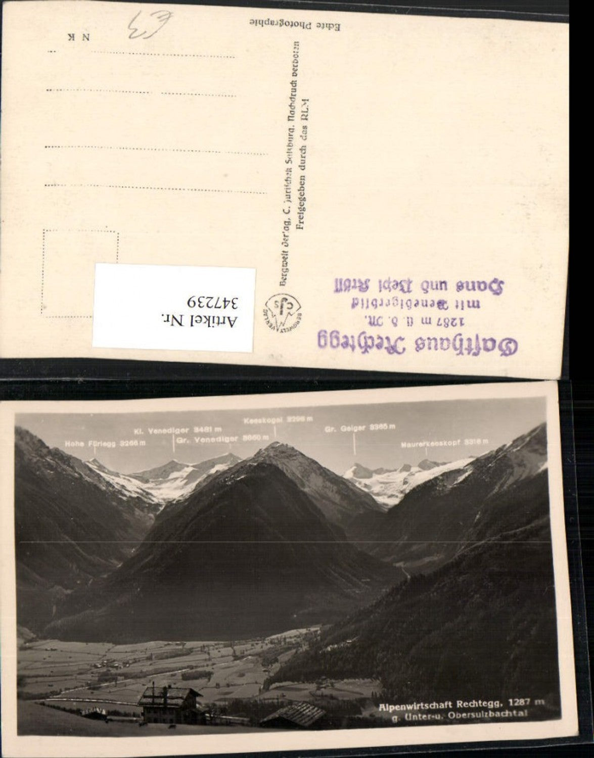 347239,Alpenwirtschaft Rechtegg b. Neukirchen Bergkulisse