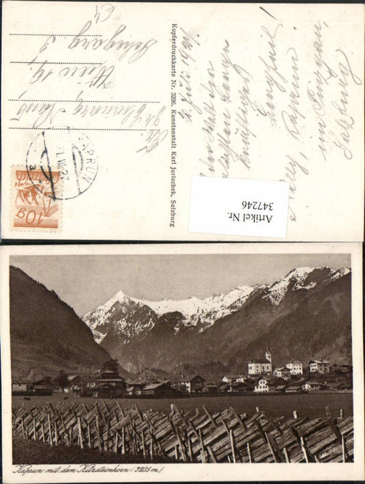 347246,Kaprun Totale m. Kitzsteinhorn Bergkulisse